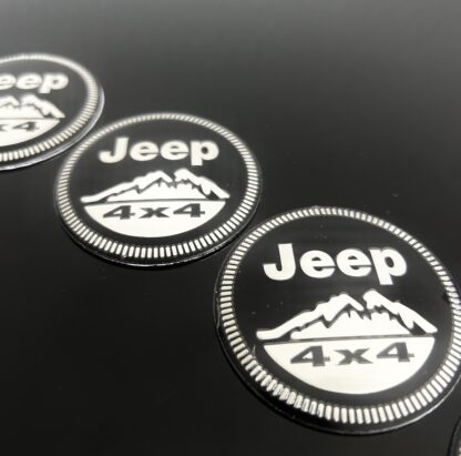 4x 56mm für JEEP 4x4 Felgendeckel Nabenkappen Rad Felgenkappen Nabendeckel Kappe – Bild 4