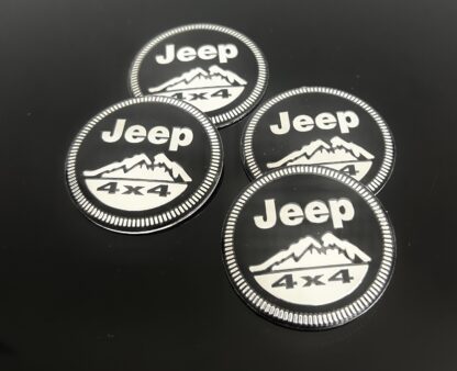 4x 56mm für JEEP 4x4 Felgendeckel Nabenkappen Rad Felgenkappen Nabendeckel Kappe – Bild 2