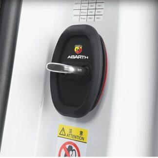 2x Abarth Türgummi Schlossgummi Dichtung links und rechts Abdeckung Schutz