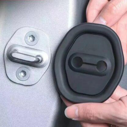2x Abarth Türgummi Schlossgummi Dichtung links und rechts Abdeckung Schutz – Bild 7