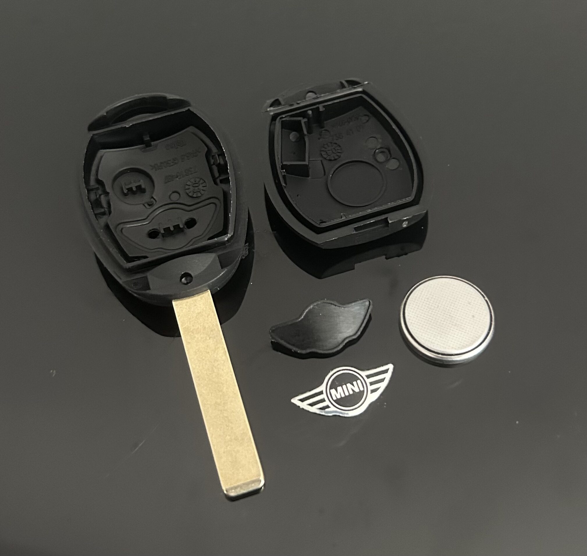MINI original Schlüsselgehäuse + Logo Emblem Schlüssel Rohling BMW MG Cooper R53 / R50 / S