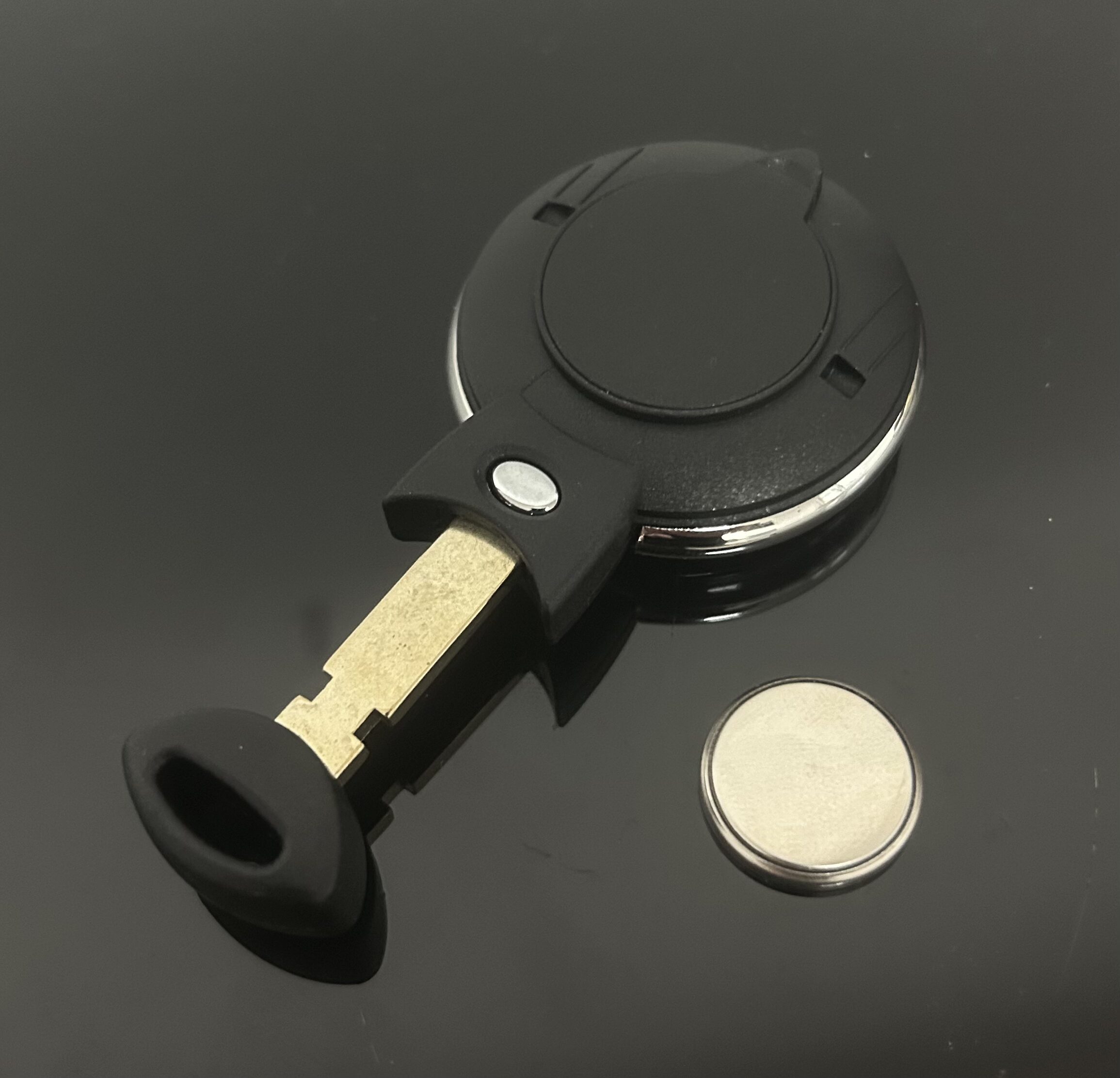 MINI original Schlüsselgehäuse + Logo Emblem Schlüssel Rohling BMW R56 R57 R58 Cabrio R60 R61 Clubman Countryman – Bild 5