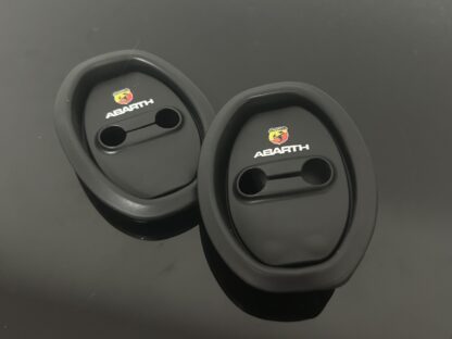 2x Abarth Türgummi Schlossgummi Dichtung links und rechts Abdeckung Schutz – Bild 6