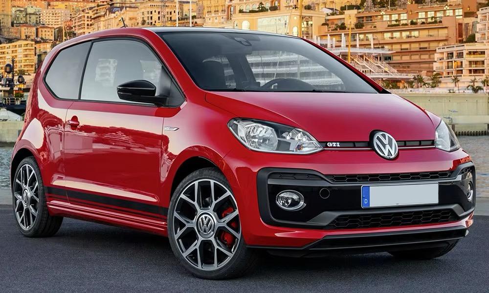 2x VW UP Emblem 195cm Volkswagen Cross Up GT Aufkleber schwarz Schriftzug Seitenstreifen – Bild 7