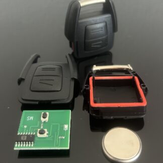 OPEL 2 Tasten Sender Fernbedienung Schlüssel KOMPLETT Astra G Zafira A Omega Vectra 93176615