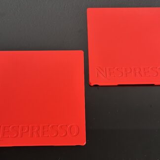 neu DeLonghi EN126 Pixie Seitenteile NEON Coral Stahl Nespresso Kapselmaschine Abdeckung