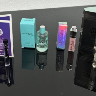 4x Probeflaschen Dior Addict Lil Tiffany Fun Gaultier - Tiffany ist leer