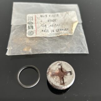 1x AUDI-100-200-C3-C4-S4-s6-V8-D11-A8 Dichtring + Verschlussschraube Servopumpe 026145541