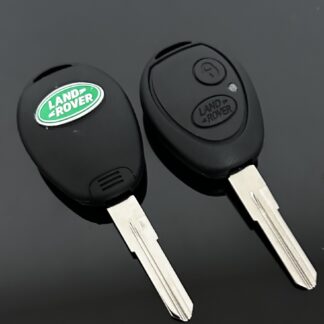 1x NEU Range Land Rover Schlüsselgehäuse 2 Tasten schwarz mit Logo Emblem Autoschlüssel Schlüssel