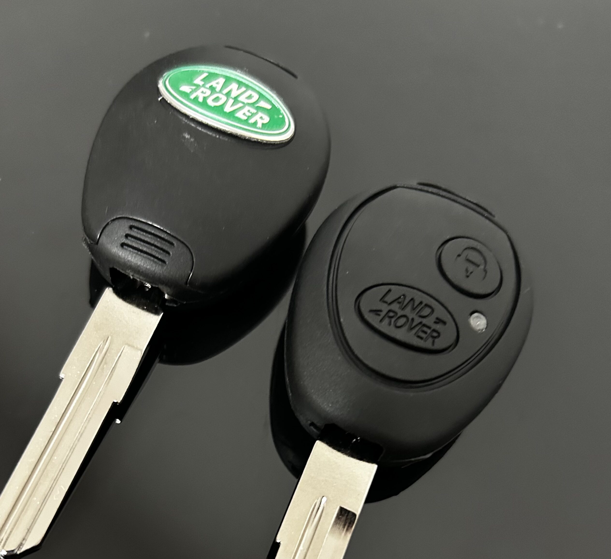 1x NEU Range Land Rover Schlüsselgehäuse 2 Tasten schwarz mit Logo Emblem Autoschlüssel Schlüssel – Bild 3