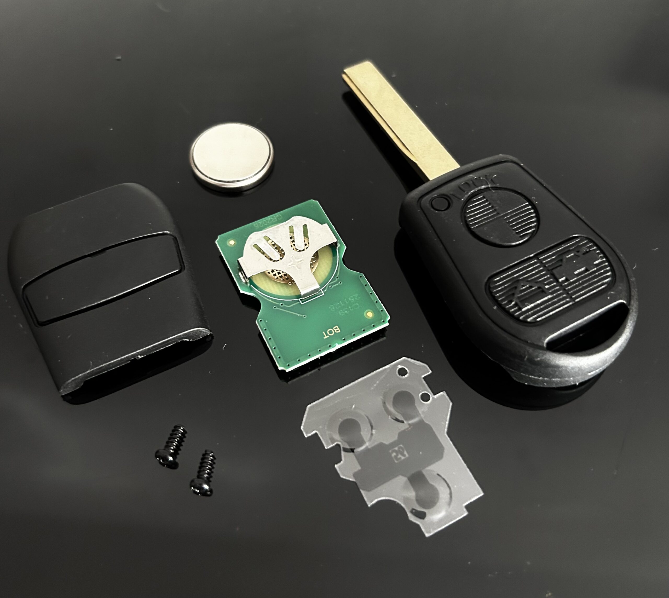 NEU Schlüsselgehäuse 3 Tasten + ELEKTRONIK für BMW E31 E32 E34 E36 E38 E39 E46 Z3