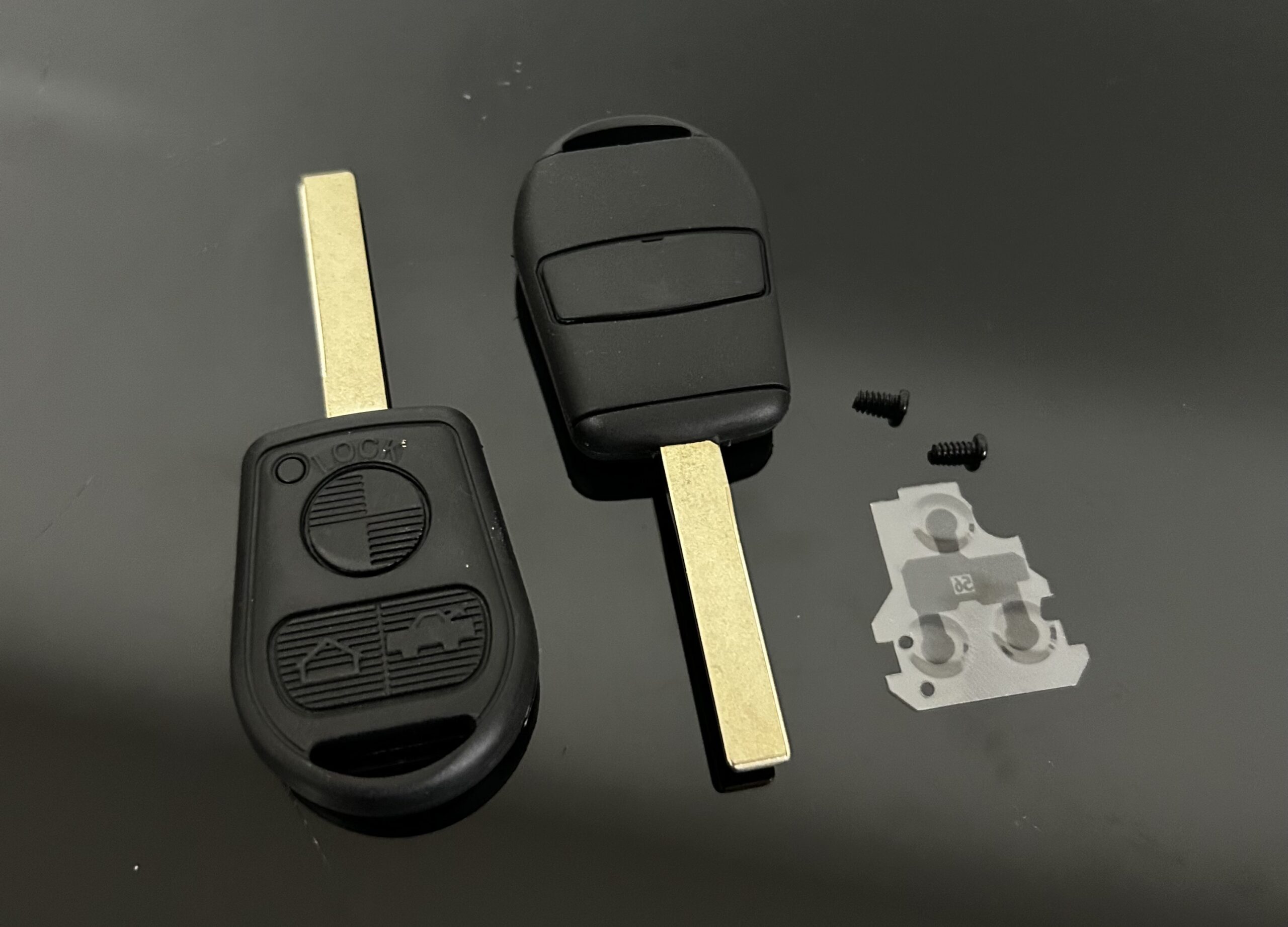 NEU Schlüsselgehäuse 3 Tasten + ELEKTRONIK für BMW E31 E32 E34 E36 E38 E39 E46 Z3 – Bild 6