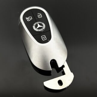 1x f&uuml;r MERCEDES Funkschl&uuml;ssel mit Emblem Geh&auml;use Autoschl&uuml;ssel Fahrzeugschl&uuml;ssel Schl&uuml;ssel Fernbedienung