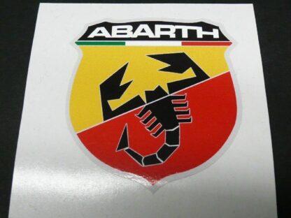 2x für ABARTH 500 Aufkleber SET Logo Emblem Schriftzug WITTERUNGSBESTÄNDIG Fiat – Bild 4