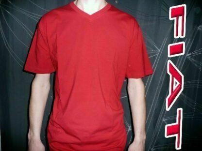 FIAT Werbeshirt Gr. L mit Fiat Aufruck original T-Shirt ROT Logo Emblem Fiat NEU – Bild 3