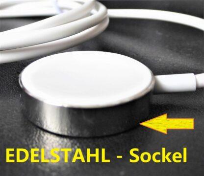 ORIGINAL 1m EDELSTAHL Apple Watch MAGNET Ladedock Ladekabel Wirless Charging