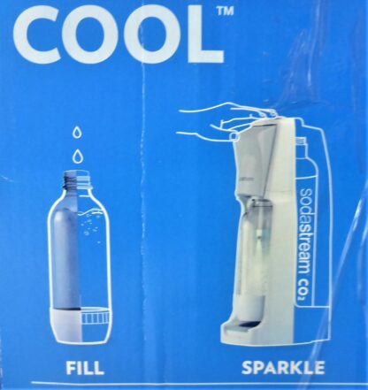 SodaStream COOL Vorteilspack weiß/grau NEU und OVP Flasche und Zylinder – Bild 3