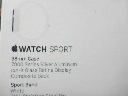 nur Verpackung für Apple iWatch 1 silber 38mm *ohne Uhr* BOX Schachtel Karton