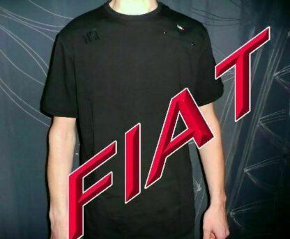 FIAT Werbeshirt mit Fiat Aufruck original T-Shirt schwarz Logo Emblem Fiat NEU – Bild 3
