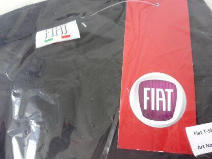 FIAT Werbeshirt mit Fiat Aufruck original T-Shirt schwarz Logo Emblem Fiat NEU – Bild 5