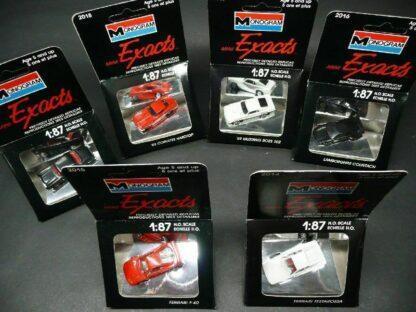 MONOGRAM mini Exacts im SET NEU 1:87 H.O.SCALE Mustang Chevy Bel Air Countach... – Bild 3