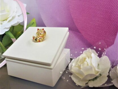 NEU Mieze Katze CHARM für Armband Kätzchen winkt GOLD winke KatzeTier Katzenbaby – Bild 7