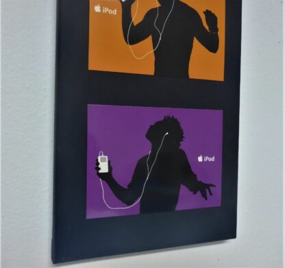 RARITÄT Apple 4x SCHATTENMENSCHEN iPod Plakat Bilder Rahmen Display ORIGINAL 60 – Bild 3