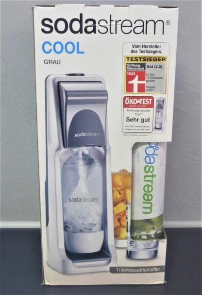 SodaStream COOL in grau Vorteilspack incl. CO2 Zylinder NEU mit PET Flasche – Bild 4