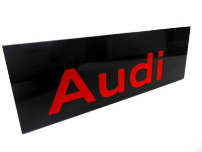 für Audi Rarität Tischaufsteller Aufsteller Logo Schild Emblem selten Plakette