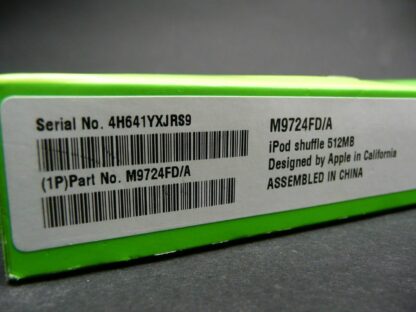 Apple iPod shuffle 1. Generation 512MB komplett in OVP M9724FD/A Doppelset schön – Bild 4