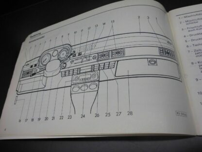 Audi 80 Betriebsanleitung 01/1978 Bedienungsanleitung Anleitung Wartung Service – Bild 6