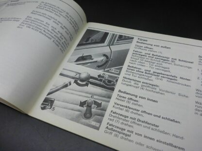 Audi 80 Betriebsanleitung 01/1978 Bedienungsanleitung Anleitung Wartung Service – Bild 7