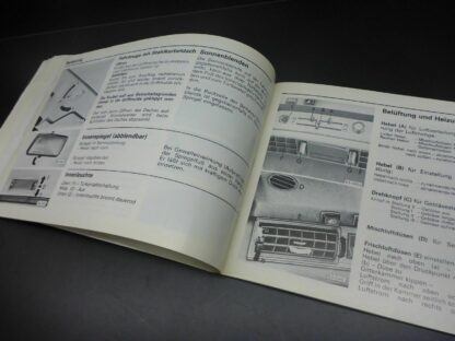 Audi 80 Betriebsanleitung 01/1978 Bedienungsanleitung Anleitung Wartung Service – Bild 9
