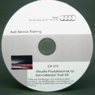 Audi A8 Produkttechnik für Serviceberater ORIGINAL CD Audi Training SEHR SELTEN