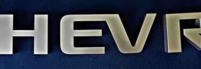 CHEVROLET Schriftzug ORIGINAL Logo Emblem Werbeschrift Reklameschild Buchstaben – Bild 5