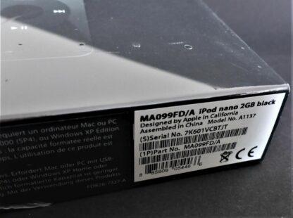 NEU Apple iPod nano 2GB black 1.Generation SEALED OVP MA099FA schwarz 1G 1st 1th – Bild 3