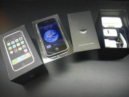 iPhone 2G 8GB in ORIGINALVERPACKUNG ERSTAUSGABE 1. Generation 1G RARITÄT schön