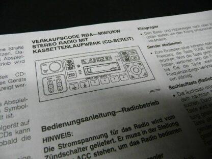 Jeep Radio Stereoanlagen Bedienungsanleitung ORIGINAL Gebrauchsanleitung Dodge – Bild 6