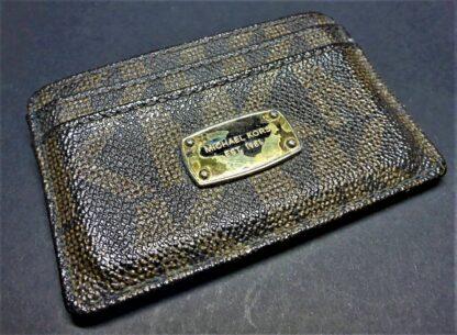 Michael Kors Bicolor Signature Geldschein Money Pieces Card Karten Case Holder
