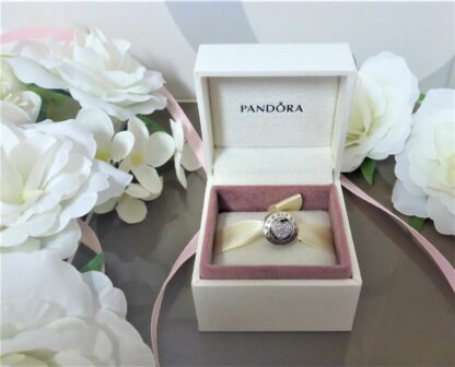 PANDORA Liebe Signature Moments Herz Charm ALE 925 SILBER 796218CZ  in OVP