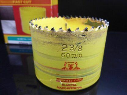 STARRETT 60mm Lochsäge Lochfräser Stahl Bi-Metall HSS Holz Metall Kunststoff – Bild 4