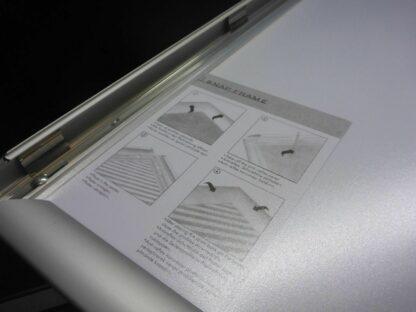 Snap Frame Klapprahmen DIN A3 25mm ALU UV Schutz Plakat Bilder Rahmen Display – Bild 4