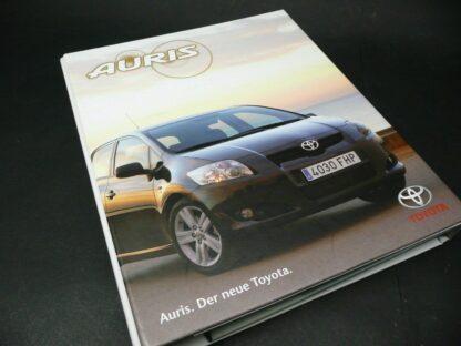 Toyota AURIS Ordner ORIGINAL für Fahrzeugunterlagen Ringbuch Register 9 Bilder