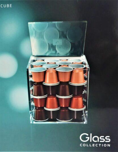 neu PIXIE CUBE Nespresso VIEW original Kapselbehälter Aufbewahrung Kapselständer