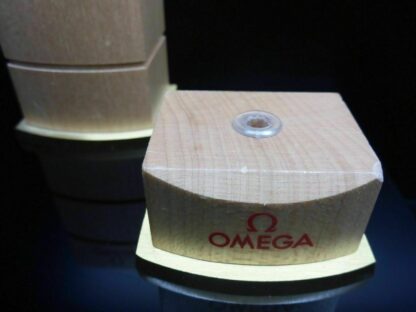 2 x ORIGINAL OMEGA Schild Logo Aufsteller Uhrenständer Uhren Präsentation clock – Bild 3