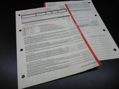 Audi original ab 2000 SELTEN LONGLIFE Inspektionsblatt Serviceplan Serviceumfang