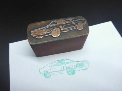 Ford MUSTANG Fastback Stempel Rarität Logo Schild Vintage SIEGEL original Emblem