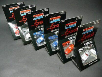 MONOGRAM mini Exacts im SET NEU 1:87 H.O.SCALE Pontiac Corvette SL T-Bird Jaguar