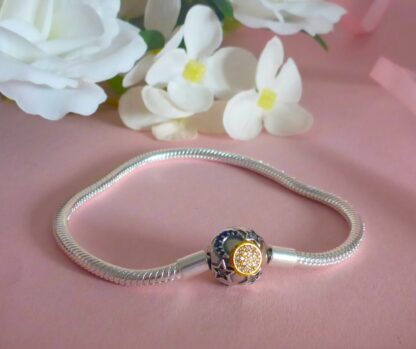 NEU 20cm Sonne Mond Sterne Planeten Himmel Schlangen Armband für Charm Liebe – Bild 3