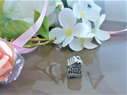 NEU Charm für Armband Haus Sweethome Familie Kinder S925 SILBER Hütte wohnen – Bild 5